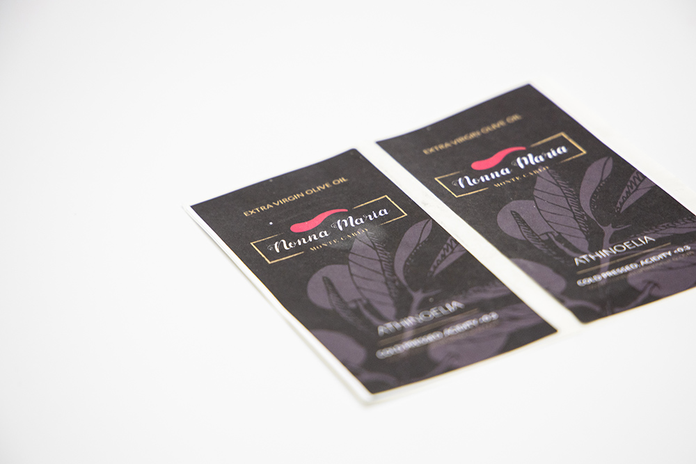 Ετικέτα λαδιού / Πελάτης: NONNA MARIA