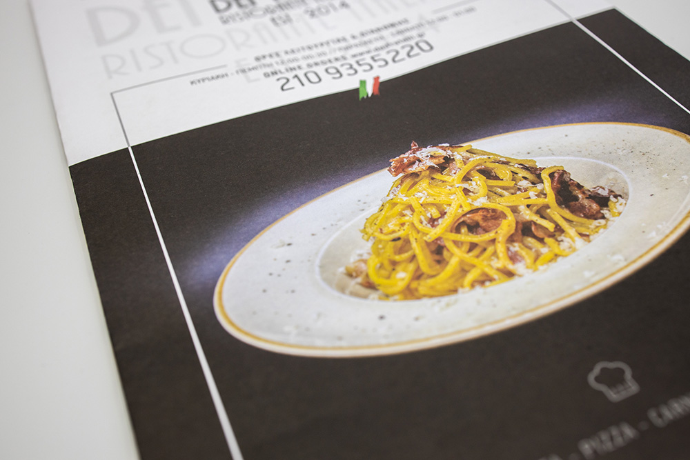 Dei Fratelli Ristorante Italiano - Φυλλάδιο καταλόγου